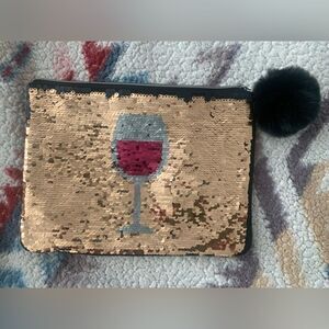 Stella & Dot Sequin Wine Bag